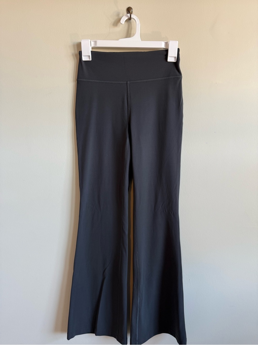 Lululemon Groove Nulu High-Waist Flare Pants in Dark Grey, Size 6